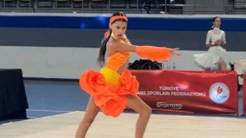 Ayşe Melisa, dansta Türkiye şampiyonu