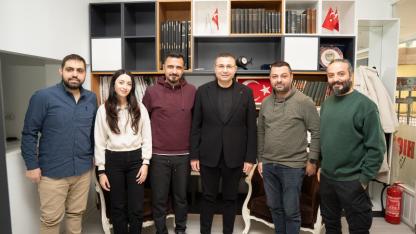 Başkan Atmaca'dan Hürses'e ziyaret!