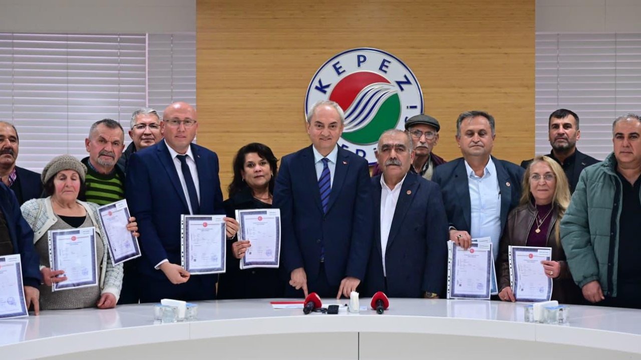 Kepez'de 20 yıllık imar çıkmazı aşıldı