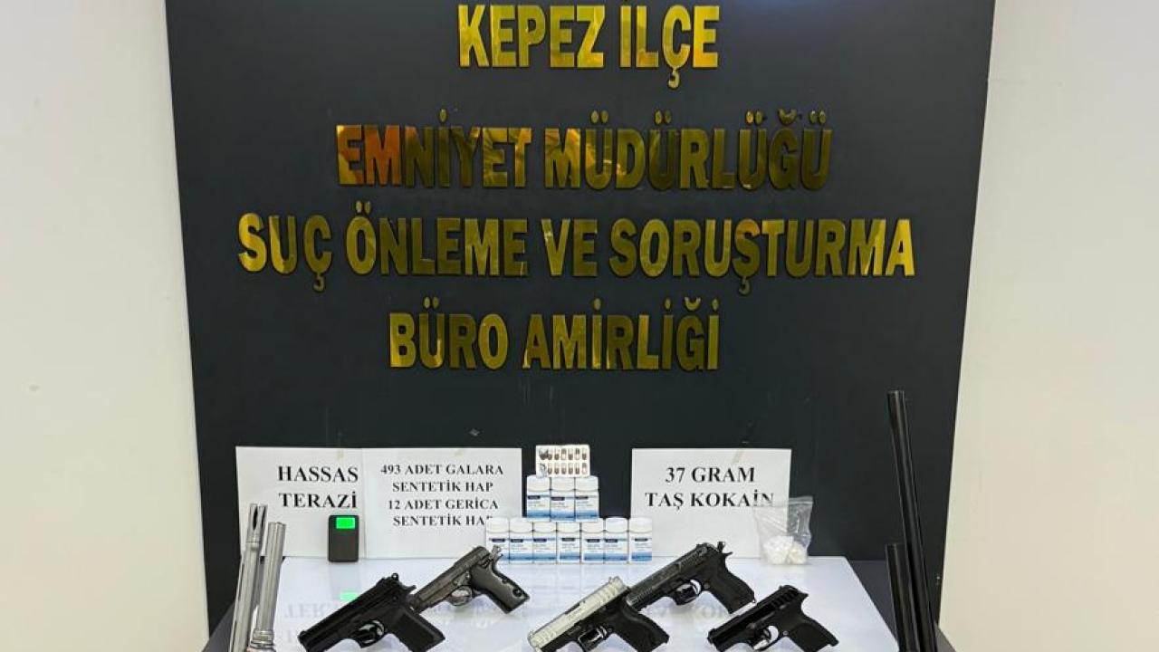 Kepez'de "Şafak 07 Huzur-01" operasyonu yapıldı