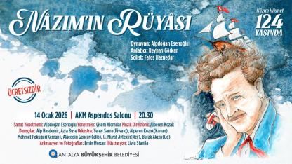 Nazım Hikmet, doğumunun 124. yılında Antalya'da anılacak