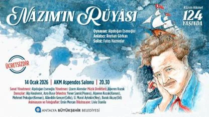 Nazım Hikmet, doğumunun 124. yılında Antalya'da anılacak
