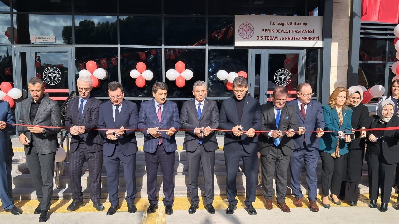 Serik Sağlık Hayat Merkezi, törenle açıldı