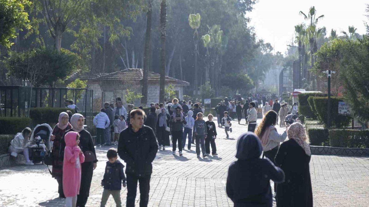 Tarsus Doğa Parkı yarıyıl tatilinde binlerce ziyaretçiyi ağırlıyor