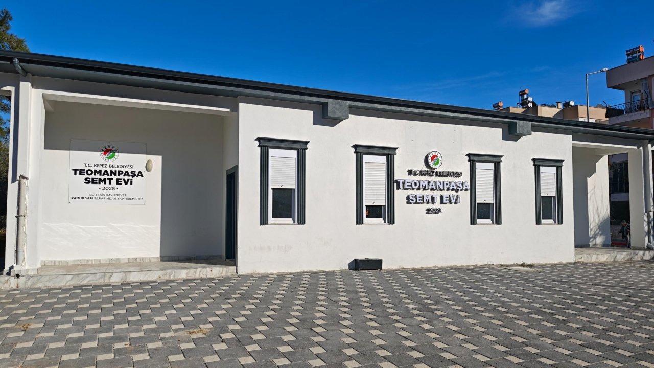 Teomanpaşa Semt Evi hizmete açılıyor