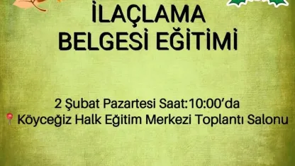 Köyceğiz’de üretici eğitimleri devam ediyor