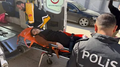 7 aylık hamile eşini tabancayla bacaklarından vurdu