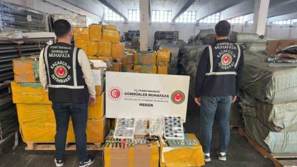 1,5 milyar lira değerinde kol saati ele geçirildi