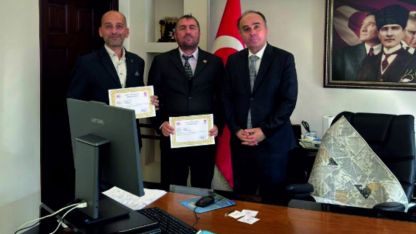 Korkuteli Tapu Müdürlüğü personeline başarı belgesi