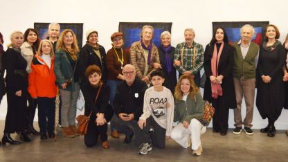 Keçe eserlerini sergiledi