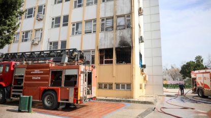İlkokulda yangın çıktı; öğrenciler tahliye edildi