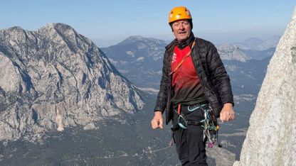 73 yaşında, dağcılık yaşam biçimi