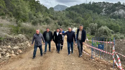 Başkan Topaloğlu Çıralı’da çalışmaları yerinde inceledi