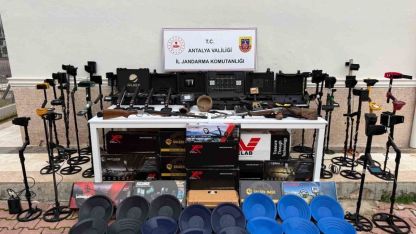 Antalya’da tarihi eser operasyonu