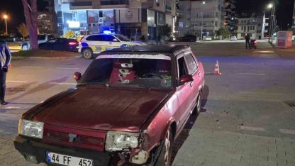 Gazipaşa’da motosiklet ile otomobil çarpıştı: 2 yaralı