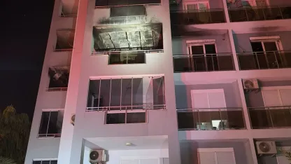 Rezidansta başlayan yangın söndürüldü