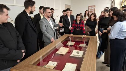 Stajyer avukatlara hukuk ve edebiyat söyleşisi