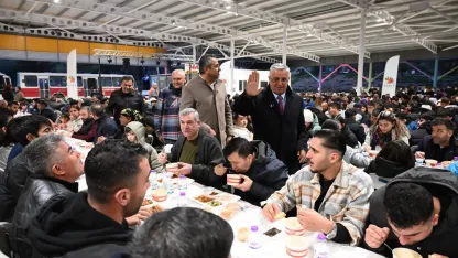 İftar sofrası Tekirova'da kuruldu