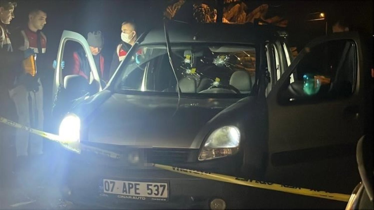 Alanya’da seyir halindeki araca silahlı saldırı: 1 ölü