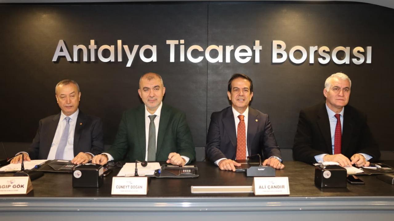 Antalya Ticaret Borsası Şubat ayı meclis toplantısı gerçekleştirildi