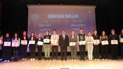 Antalya'da "TÜBİTAK Lise Öğrencileri Araştırma Projeleri Yarışması" ödül töreni düzenlendi