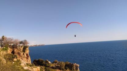 Antalya’da yamaç paraşütüne yoğun ilgi
