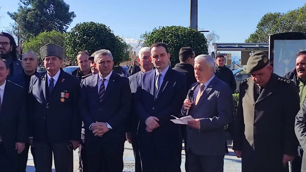 Antalya’nın ilk sivil şehidi Mustafa Haşmet’e 106 yıl sonra vefa