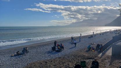Konyaaltı Sahili'nde yoğunluk!