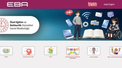 Özel Eğitim Materyal Platformu'na EBA üzerinden erişilebilecek