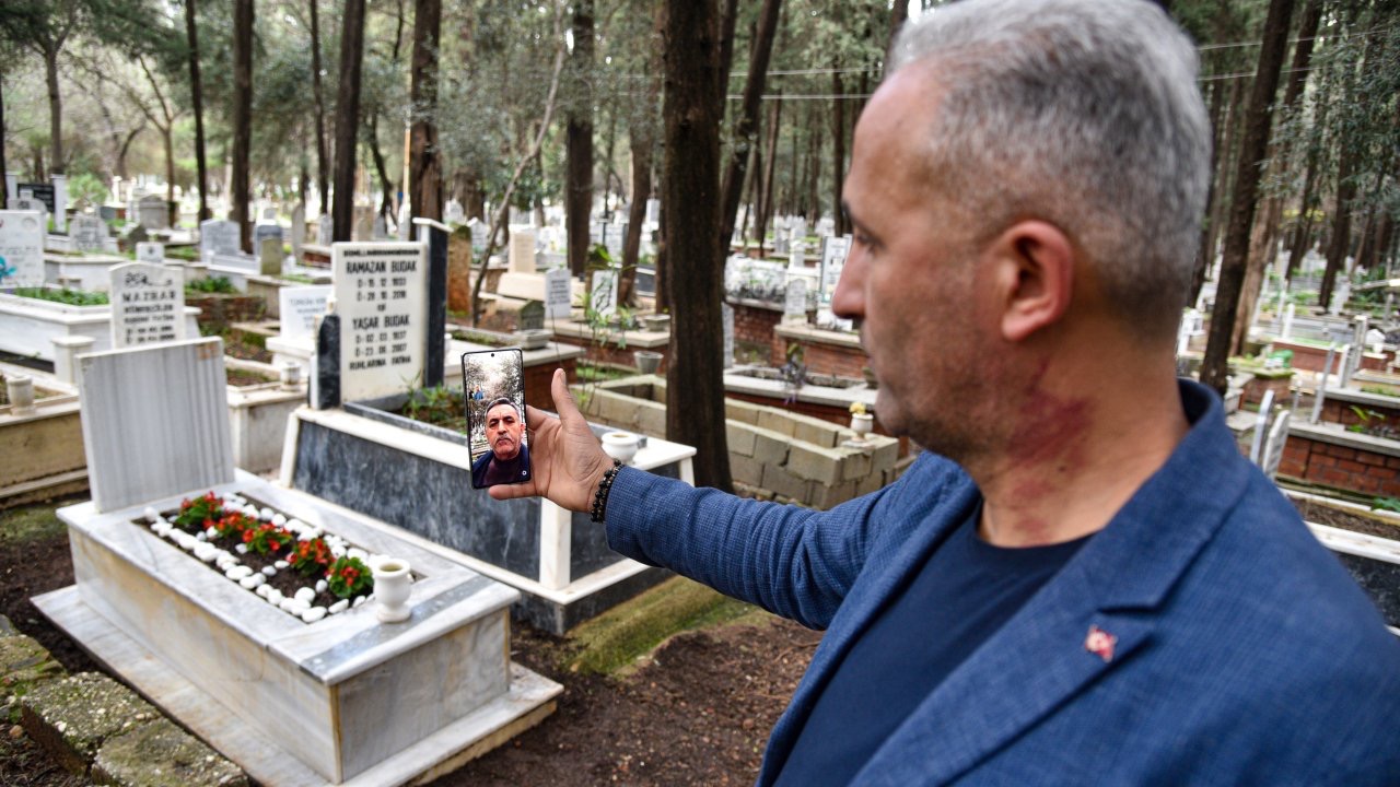 Sevgililer Günü'nde, çiçekle süsletilen mezara dijital ziyaret