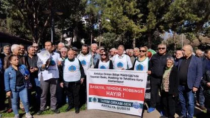 Tarım Orkam-Sen Antalya Şube’den açıklama