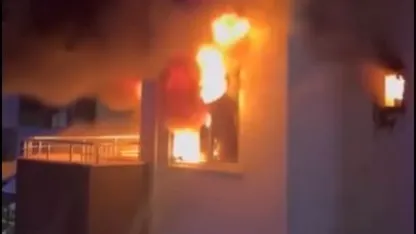 Alanya’da 5 katlı apartmanda yangın