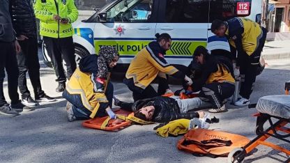 Plakasını kapattığı motosikletle polisten kaçarken kaza yaptı; 392 bin 500 lira ceza uygulandı