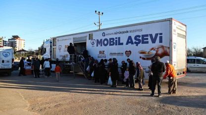 Mobil Aşevi Ramazan bereketini mahallelere taşıyor