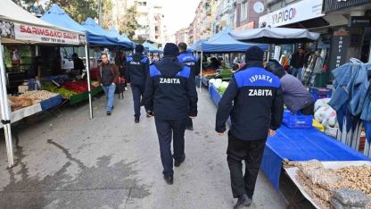 Isparta’da zabıtadan pazarda fiyat etiketi, terazi kontrolü ve pazar düzeni denetimi