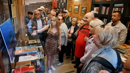 Polonyalı kafile Kültür Evi'nde