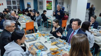 Kaymakam Şahin, lise öğrencileriyle iftarda buluştu