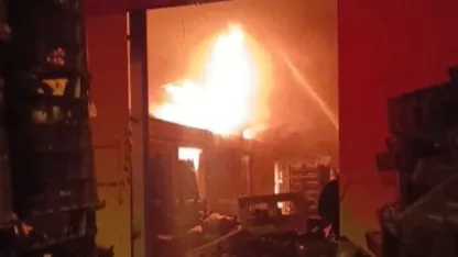 Antalya'da muz paketleme ve sarartma tesisinde yangın