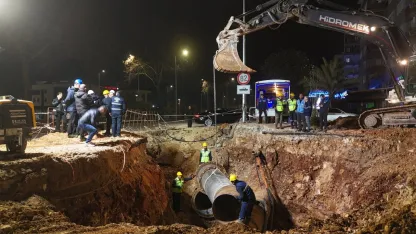 ASAT'tan Duraliler 1 Ana İsale Hattı'nda yoğun mesai