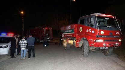 Orman yangını büyümeden söndürüldü