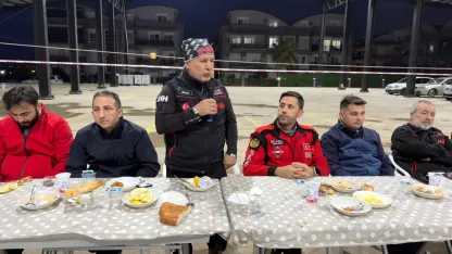 Arama kurtarma gönülleri iftarda bir araya geldi