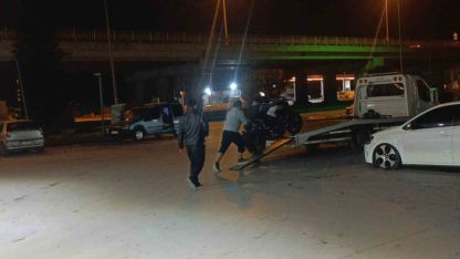 Antalya’da plakasız ve abartı egzozlu motosiklete 62 bin TL ceza kesildi