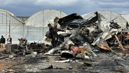 Antalya'da konteynerde yangın; Kundaklama şüphesi