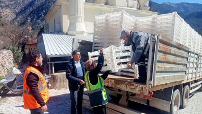 Büyükşehir'den üreteciye destek