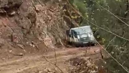 Offroad yarışlarını aratmayan görüntüler