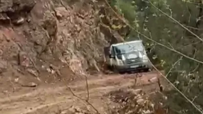 Offroad yarışlarını aratmayan görüntüler