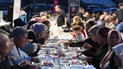 Kepez’de ramazan sofraları 55 bin kişiyi birleştirdi