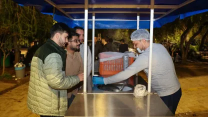 Üniversite öğrencilerine sınav haftası boyunca sıcak çorba ikramı