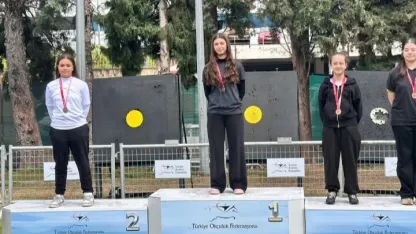Okçuluk il birinciliğinde Manavgat’a 2 altın madalya
