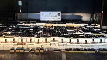 Manavgat’ta 25,5 milyonluk kaçak ürün operasyonu